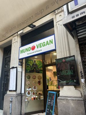   at Mundo Vegan in Barcelona