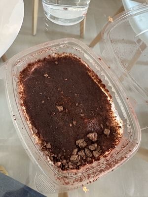 Tiramisu  at Mundo Vegan in Barcelona