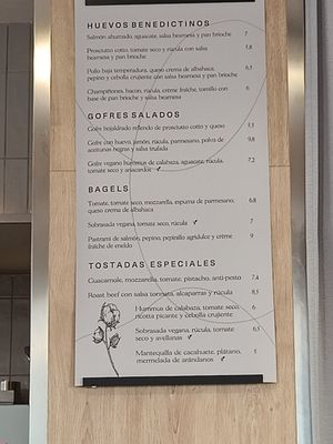 Menu at Lulat - Maybe closed in Valencia