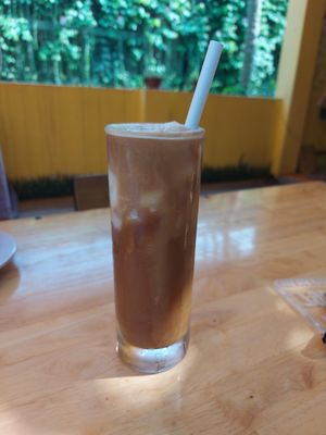 Coconut coffee at Bahn Mi Tron - CircleT in Ninh Binh