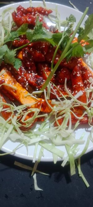 Veg salt & peper  at Hadimba Bar and Restaurant in Arambol