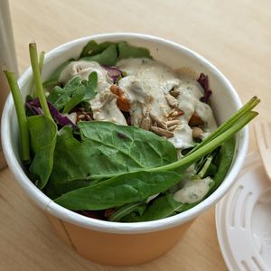 Takeaway Vegan Salad - small size at Benchtop Espresso in Lismore