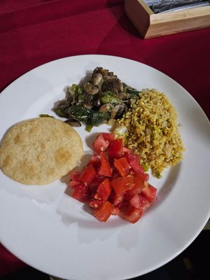 Dinner at Hostal Cloud Forest in Chucchilan