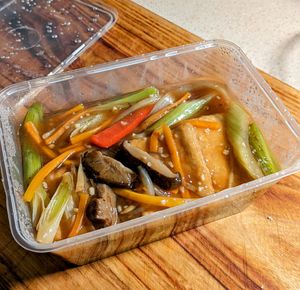 Shiitake mushroom and tofu at Uncle Lim Asian Fusion in Lismore