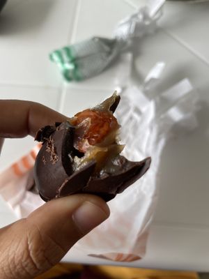 Peruvian ground cherry aguaymanto   at Chocotejas Veganas in Lima