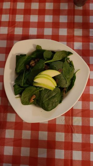 Spinach Apple Salad at Di Salvo's in Parry Sound