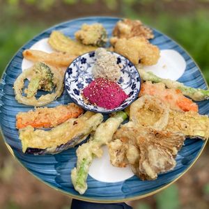 Fried Vegetables at The NamKhan in Luang Prabang