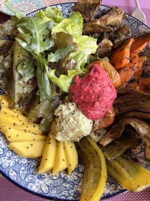 Buddha bowl   at The NamKhan in Luang Prabang