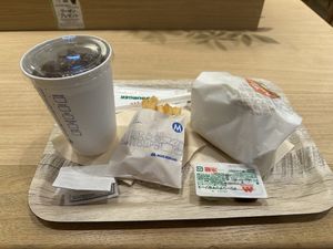   at HND - Mos Burger - T3 in Tokyo