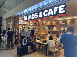  at HND - Mos Burger - T3 in Tokyo