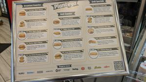 So many vegan options! at Hungry & Healthy Marketplace in New York City