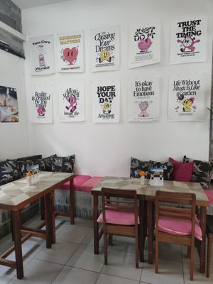Part of the cafe inside at Sasatorn Coffee in Koh Samui