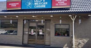 Inviting storefront with plenty of parking at Lilly's Mexican Cuisine in Roseburg
