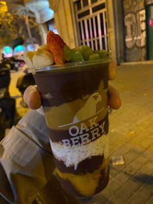 Açaí bowl 🥣  at Oakberry - Valencia in Barcelona