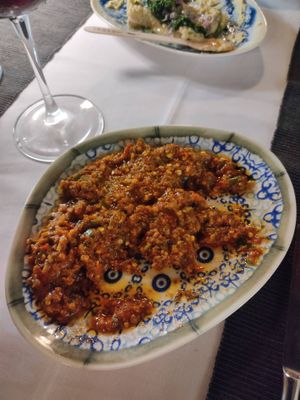 Can't remember, something spicy! at Mezegi in Goecek