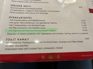 Menu - Vegan Option   at Café Niederegger - Stammhaus in Luebeck