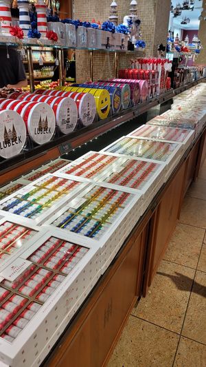 Inside at Café Niederegger - Stammhaus in Luebeck