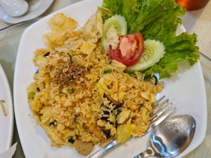 Nasi goreng terasi at Vegetus Vegetarian - Muara Karang in Jakarta