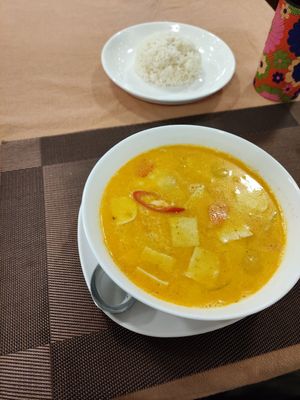Massaman Curry Soup with Tofu at Chai Thaifood in Phuket