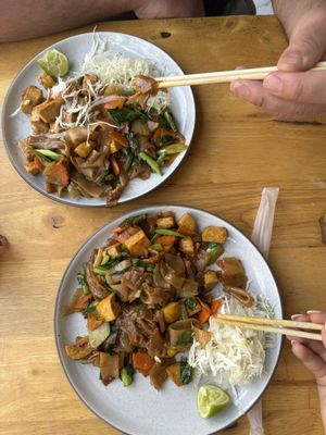 Stir fried noodles with tofu   at Chai Thaifood in Phuket