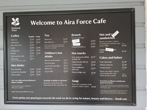  at Aira Force Tea-room in Watermillock