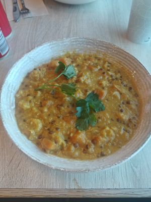 Cauliflower stew. at Destination Gotland Ferry in Visby