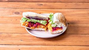 Nomade (seasonal vegetable) banh mi at Jūp Jūp in Bordeaux