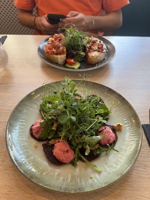 Beetroot Carpaccio  at Vegalena in Stuttgart
