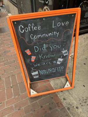 It’s a nonprofitt  at The Well Coffee House in Boston