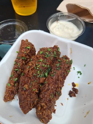 Wings at V Rev Vegan Diner in Manchester