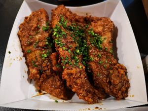 Vegan Chick'n Wings at V Rev Vegan Diner in Manchester