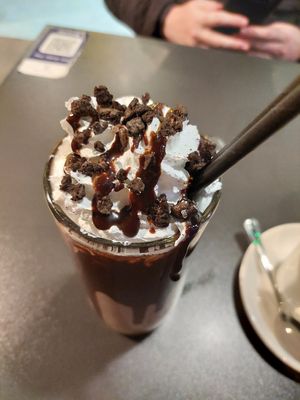 Cookie shake at V Rev Vegan Diner in Manchester