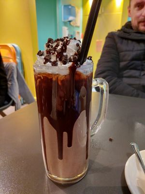 Cookie shake at V Rev Vegan Diner in Manchester