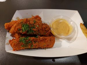 Wings at V Rev Vegan Diner in Manchester