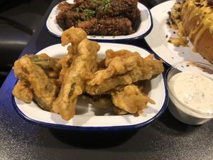 Frickles  at V Rev Vegan Diner in Manchester