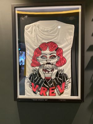 Merch  at V Rev Vegan Diner in Manchester
