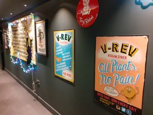 artwork at V Rev Vegan Diner in Manchester