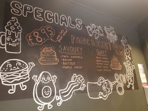 Specials at V Rev Vegan Diner in Manchester