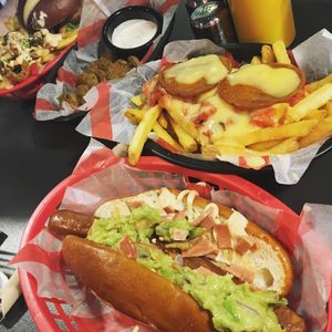 hot damn  at V Rev Vegan Diner in Manchester