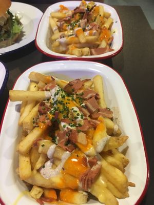 Loaded fries  at V Rev Vegan Diner in Manchester