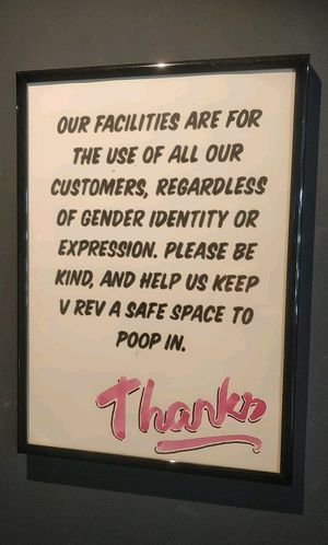 LGBTQ+ friendly  at V Rev Vegan Diner in Manchester