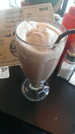 Milkshake at their old place - 2014 at V Rev Vegan Diner in Manchester