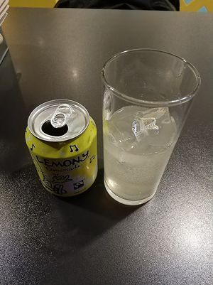 Lemonade at V Rev Vegan Diner in Manchester