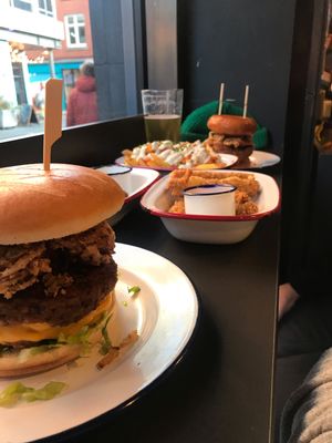 Vegan junk at V Rev Vegan Diner in Manchester