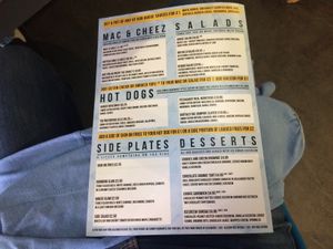 Menu at V Rev Vegan Diner in Manchester