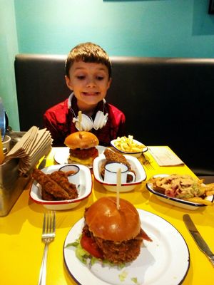 What a feast x at V Rev Vegan Diner in Manchester