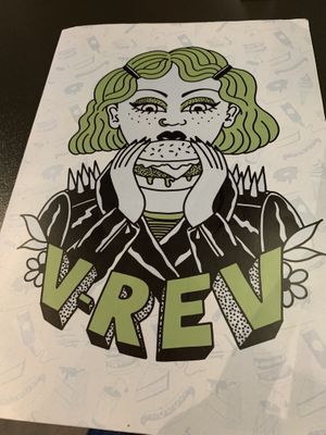Menu  at V Rev Vegan Diner in Manchester