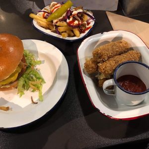 Fab food x at V Rev Vegan Diner in Manchester