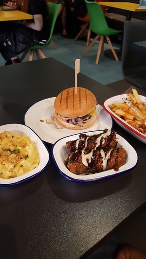 My banquet at V Rev Vegan Diner in Manchester