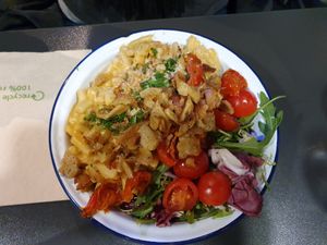 Are you Alfredo the dark? MAC & CHEEZ at V Rev Vegan Diner in Manchester